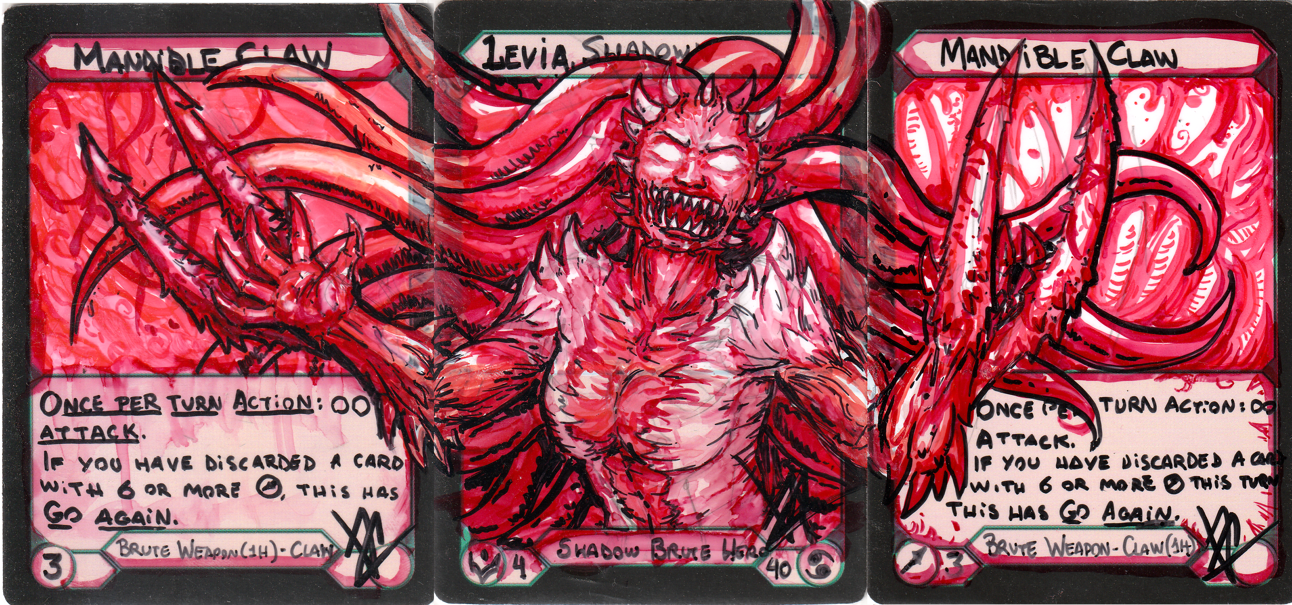 Levia, Shadowborn Abomination + Mandible Claw (R+L)